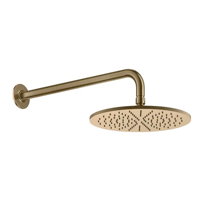 GESSI INCISO Душевая головка настенная, шарнирная на 1/2”, цвет Warm Bronze Br. PVD