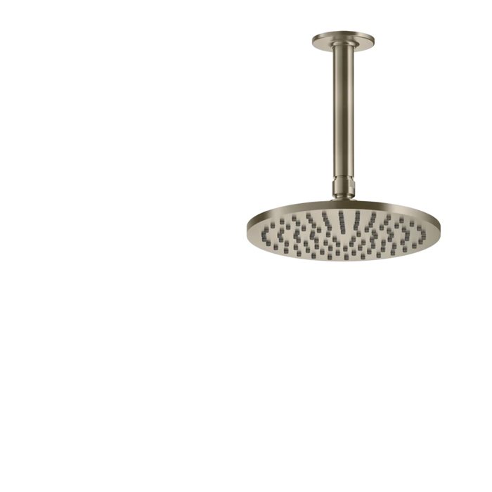 Gessi Inciso Потолочная душевая головка шарнирная на 1/2", длина изготавливается под заказ, цвет: finox