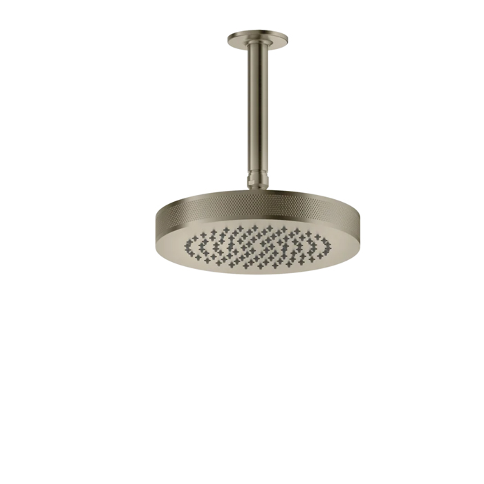 Gessi Inciso Потолочная душевая головка шарнирная на 1/2", длина изготавливается под заказ (мин. 105, макс. ), цвет: finox