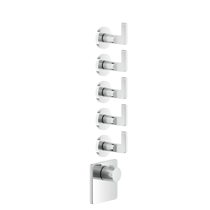 Gessi Inciso Смеситель для душа, встраиваемый, термостатический, внешняя часть, цвет: хром