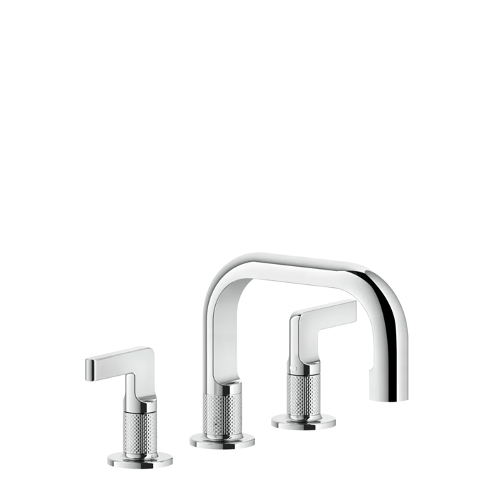 Gessi Inciso Смеситель для раковины, 3 отв, цвет: хром