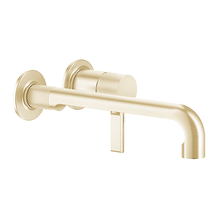 Gessi Inciso Смесителя для ванны, встраиваемый, с изливом, без донного клапана, внешняя часть, цвет: золото