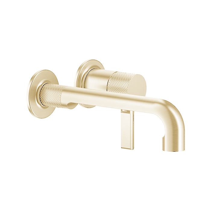 Gessi Inciso Смесителя для ванны, встраиваемый, с изливом, без донного клапана, внешняя часть, цвет: золото