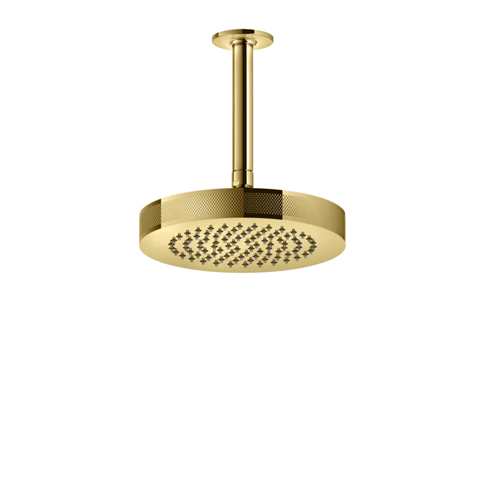 Gessi Inciso Верхний душ, 1/2", с защитой от налёта, потолочный, цвет: золото