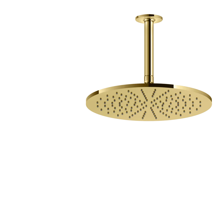 Gessi Inciso Верхний душ, 1/2", с защитой от налёта, потолочный, цвет: золото