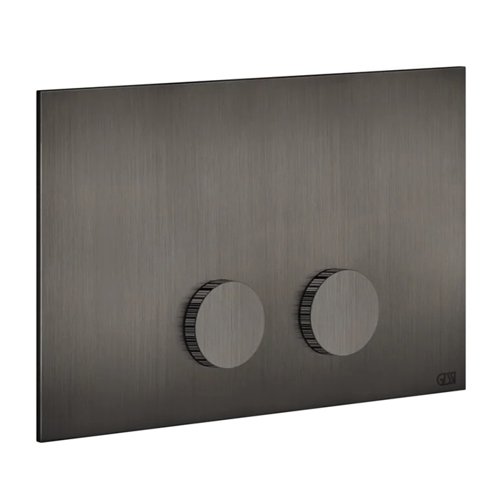 Gessi Ingranaggio Клавиши смыва Geberit Sigma 8 e Sigma 12, цвет: Black Metal Brushed PVD