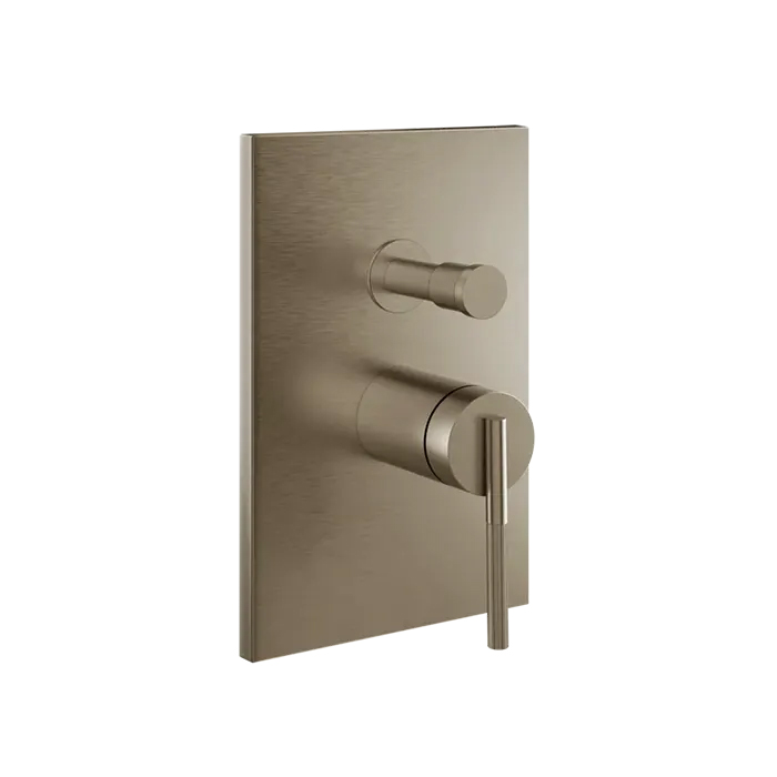 Gessi Ingranaggio Смеситель для душа, встраиваемый, на 2 выхода, цвет: Finox Brushed Nickel