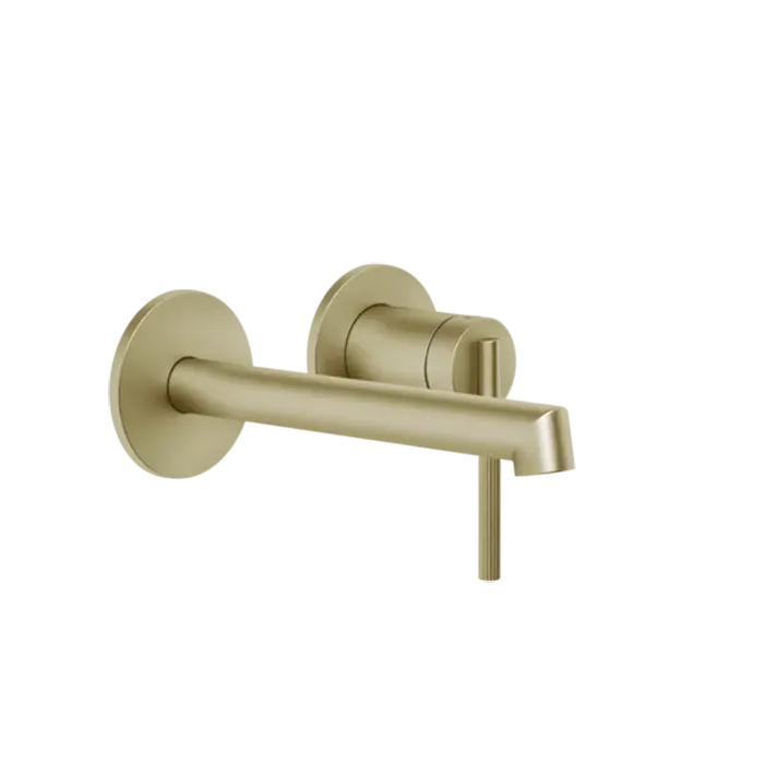 Gessi Ingranaggio Смеситель для раковины, встраиваемый, с изливом:, цвет: Brushed Brass PVD