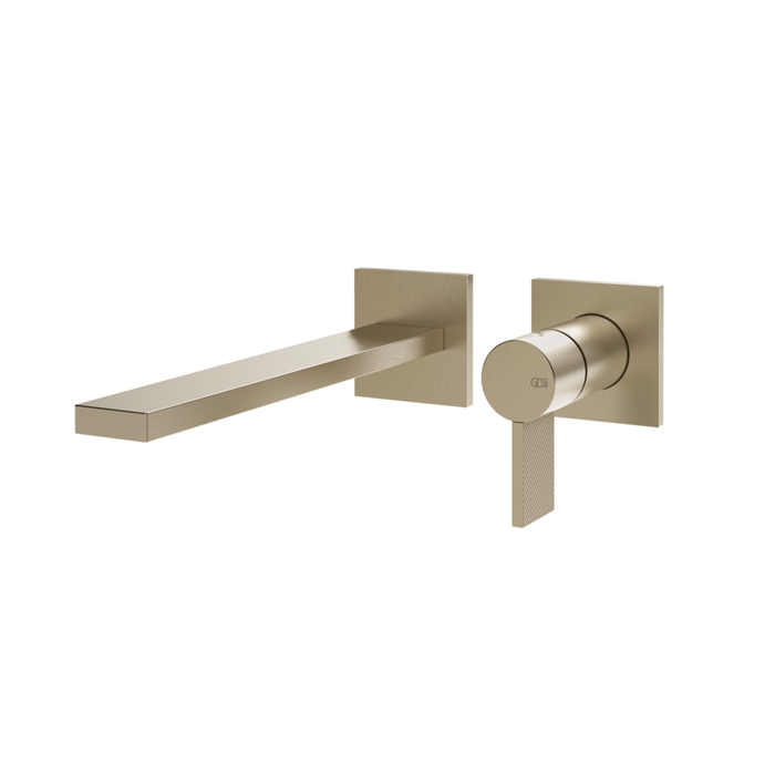 Gessi Inverso Diamantato Внешняя часть настенного смесителя для раковины, цвет: Finox Brushed Nickel