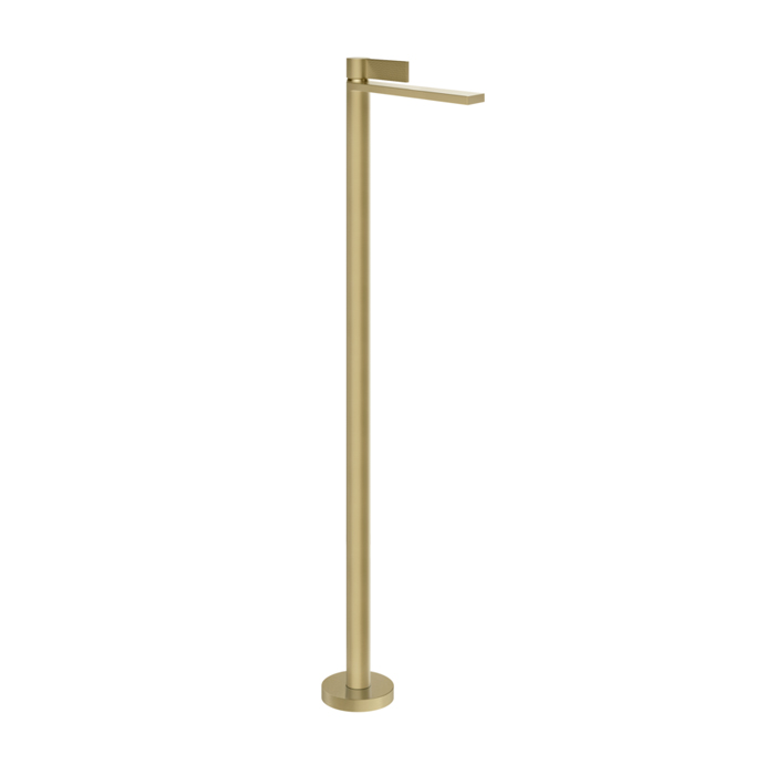 Gessi Inverso Rigato Смеситель для раковины, напольный, цвет: Brass Brushed PVD