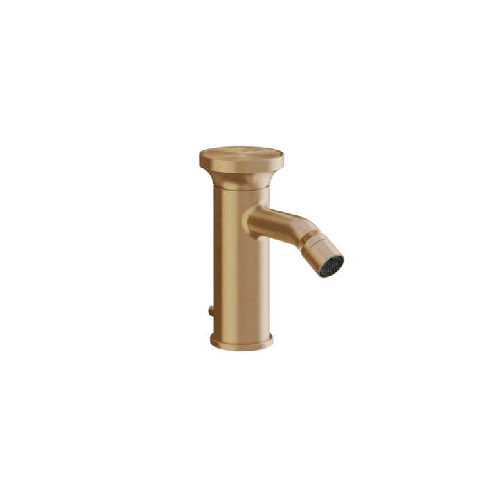 GESSI Origini Смеситель для биде, на 1 отв, с донным клапаном, в компл с отделочн вкладкой, цвет: Warm Bronze Br. PVD