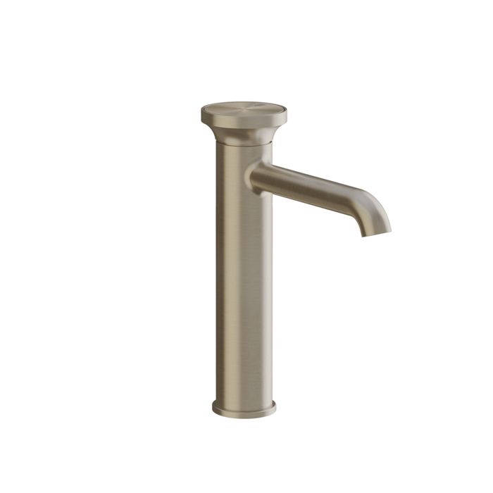 Gessi Origini Смеситель для раковины, на 1 отв, в компл. с отделочной вставкой, цвет: Finox Brushed Nickel