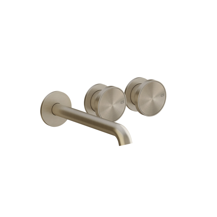 Gessi Origini Смеситель для раковины, встраиваемый с изливом:, (внешняя часть) цвет: Finox Brushed Nickel