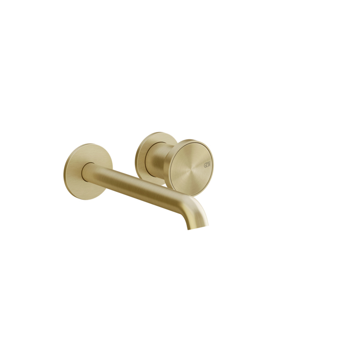 Gessi Origini Смеситель для раковины встраиваемый с изливом, цвет: Brushed Brass PVD