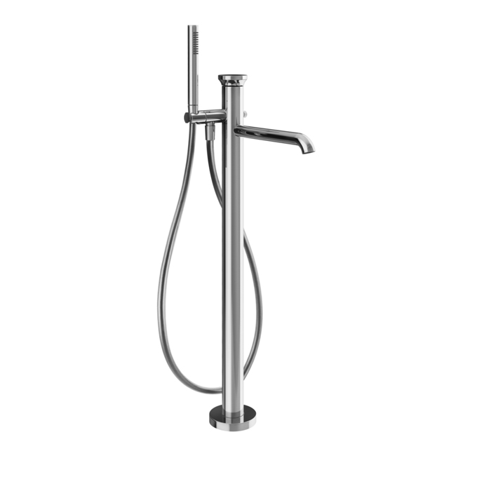 Gessi Origini Смеситель для ванны, наполньный, с ручной лейкой, в комплекте вставка, цвет: хром