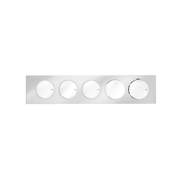 Gessi Origini Смеситель термостатический встраиваемый, до 3 функций одновременно, цвет: хром