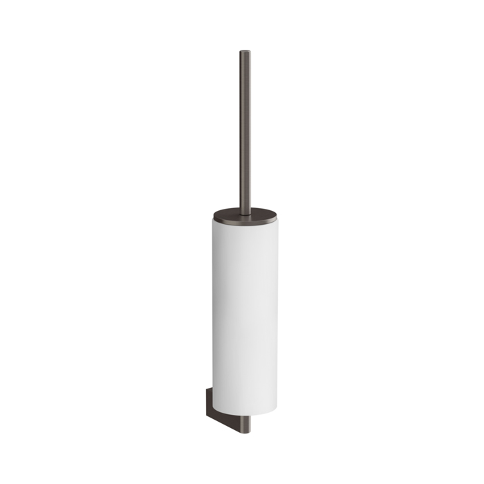 Gessi Origini Туалетный ёршик, подвесной, цвет: белый/Black Metal Brushed PVD