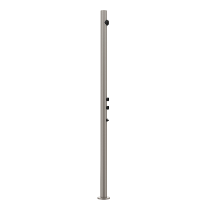Gessi Origini Внешние части для уличной душевой стойки на 2 выход, цвет Steel Brushed