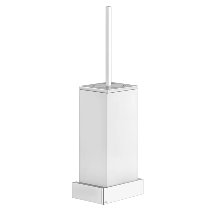 Gessi Rettangolo Ершик для унитаза подвесной, цвет: хром/белый