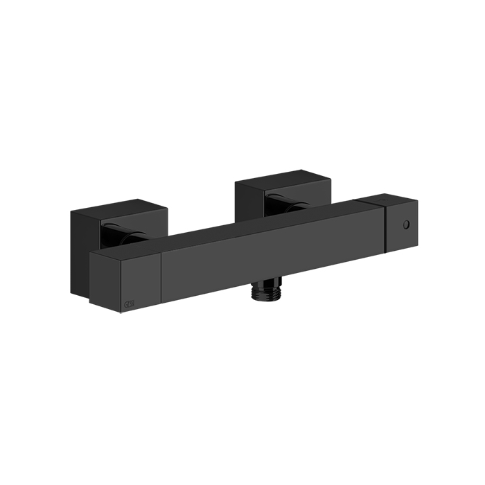 Gessi Rettangolo K Смеситель для ванны, термостатический, с автоматическим переключателем, цвет: Black XL