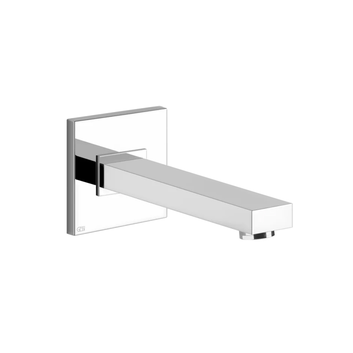 Gessi Rettangolo Настенный излив для ванны, для монтажа с удаленным управлением (не входит в комплект), индивидуальная длина, цвет: хром