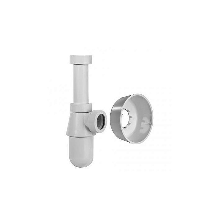 Gessi Rettangolo Сифон из полиэтилена, цвет: хром
