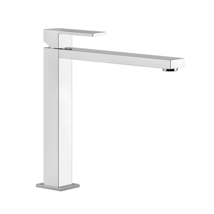 Gessi Rettangolo Смеситель для раковины с высоким изливом, цвет: хром