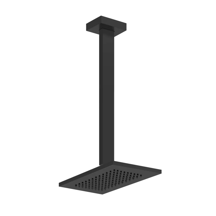 Gessi Rettangolo Верхний душ для потолочного крепления, высота от 115 до, цвет: Black XL