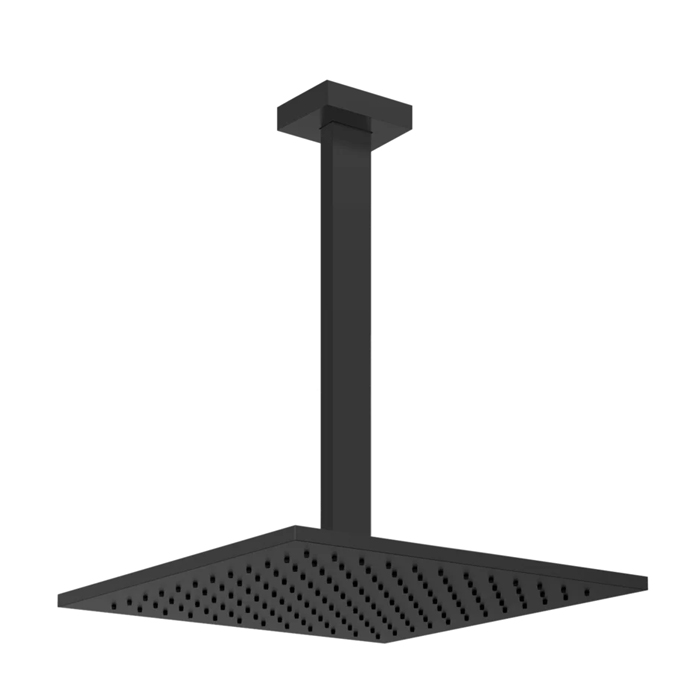 Gessi Rettangolo Верхний душ для потолочного крепления, высота от 115 до, цвет: Black XL