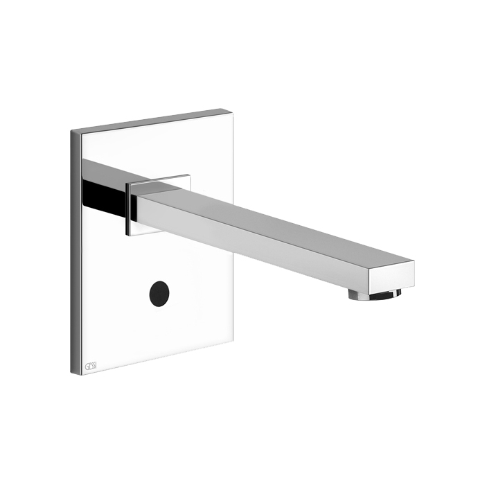 Gessi Rettangolo Встраиваемый электронный смеситель для раковины, внешняя часть, цвет: хром