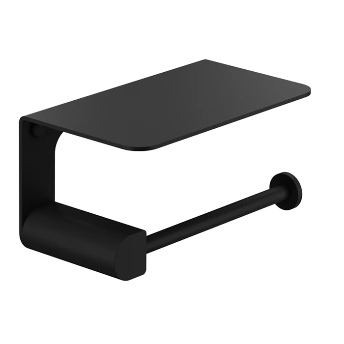 Gessi Rilievo Держатель туалетной бумаги с крышкой, подвесной, цвет: nero XL