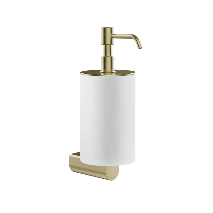 Gessi Rilievo Дозатор для жидкого мыла, подвесной, цвет: Brushed Brass PVD
