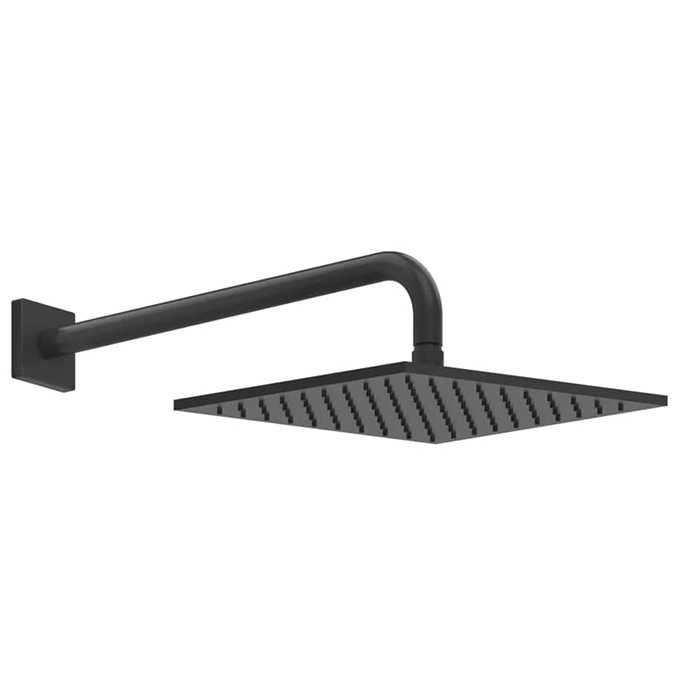 Gessi Rilievo Душевая головка шарнирная для настенного крепления на 1/2", цвет: nero XL