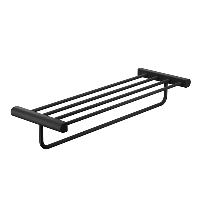 Gessi Rilievo Полка с полотенцедержателем, подвесной, цвет: nero XL