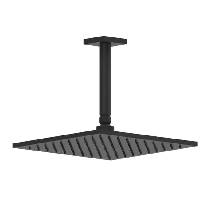 Gessi Rilievo Потолочная душевая головка шарнирная на 1/2", цвет: nero XL