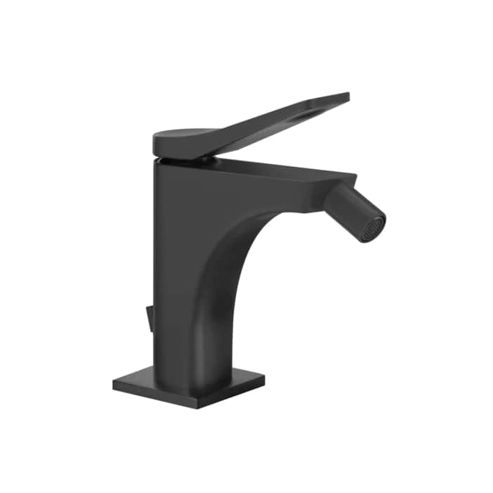Gessi Rilievo Смеситель для биде на 1 отв, с донным клапаном излив, цвет: black XL