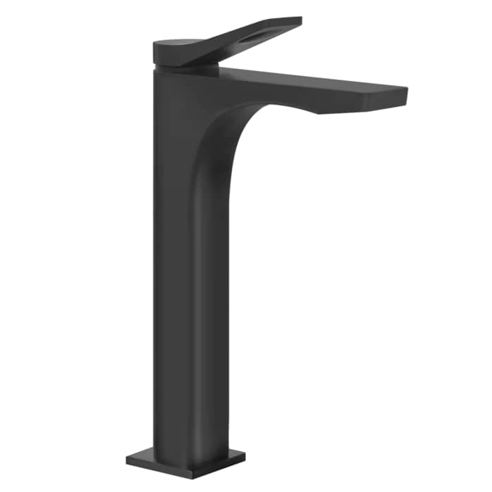 GESSI Rilievo Смеситель для раковины на 1 отв. без донного клапана, излив, цвет: Black XL