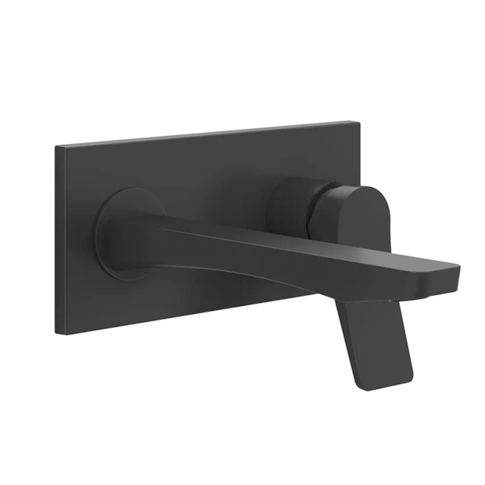 Gessi Rilievo Встраиваемый смеситель для раковины с изливом, внешние части, цвет: black XL