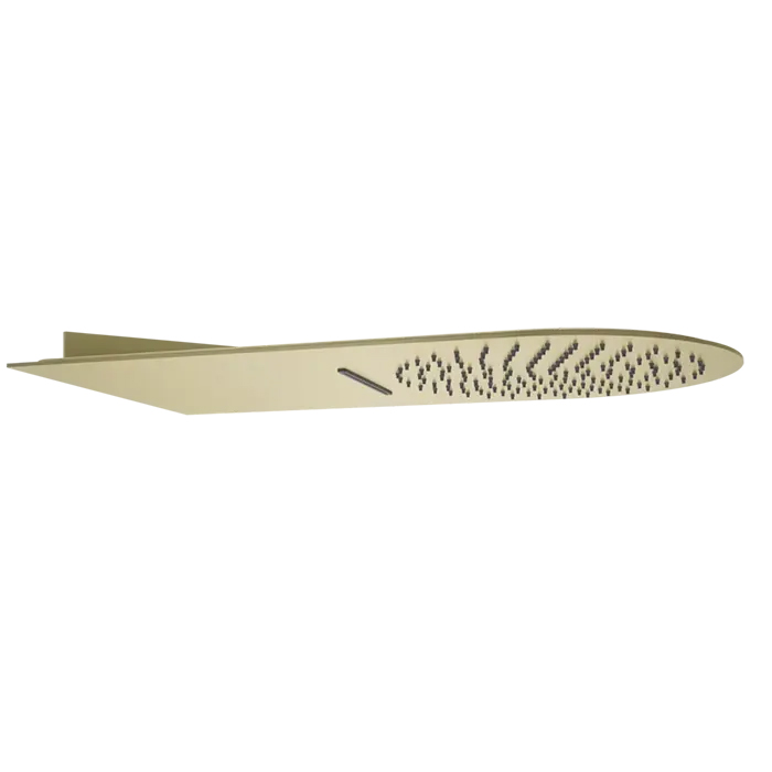 Gessi Tremillimetri Душевая головка для настенного крепления, цвет Brass Brushed PVD