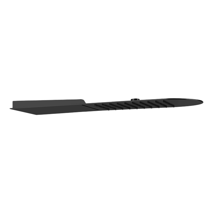 Gessi Tremillimetri Верхний душ, настенный, дождь/каскад, цвет: Black Metal Brushed PVD