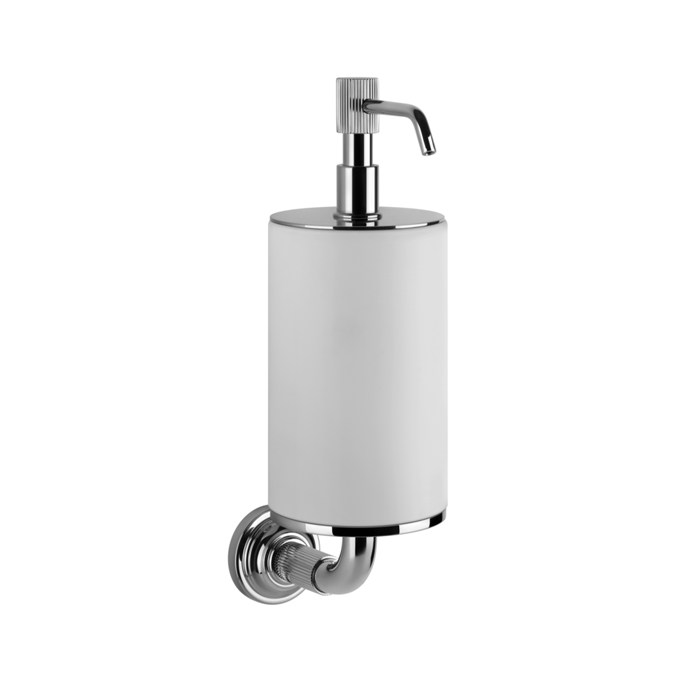 Gessi Venti20 Дозатор для жидкого мыла подвесной, цвет: белый, фурнитура хром