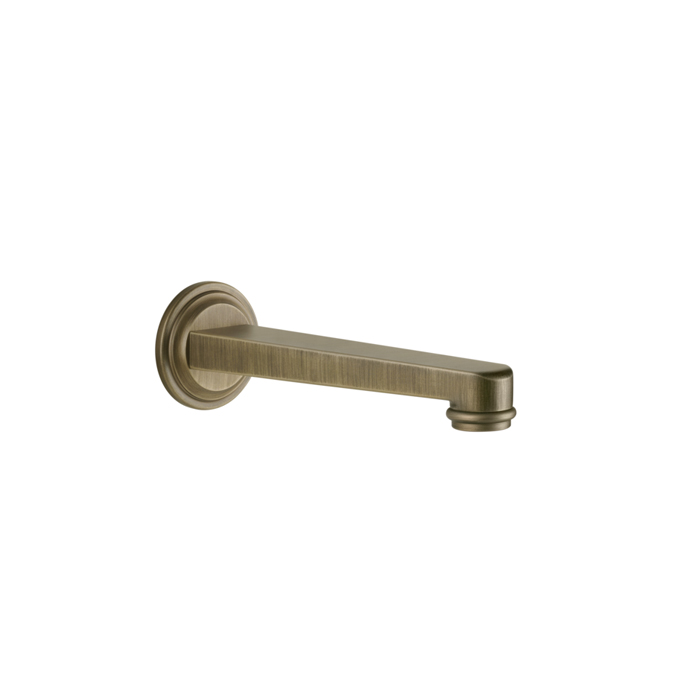 Gessi Venti20 Излив для ванны, настенный, цвет: Antique Brass