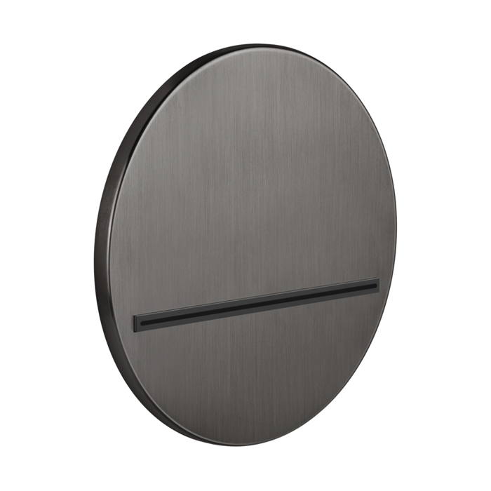 Gessi Venti20 Излив настенный, каскадный, цвет: Black Metal Brushed PVD
