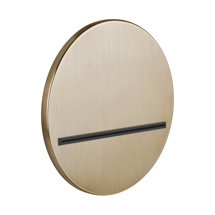 Gessi Venti20 Излив настенный, каскадный, цвет: Warm Bronze Br. PVD