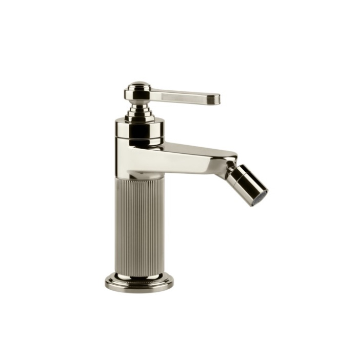 Gessi Venti20 Смеситель для биде, 1 отв, с донным клапаном, цвет: Nickel PVD