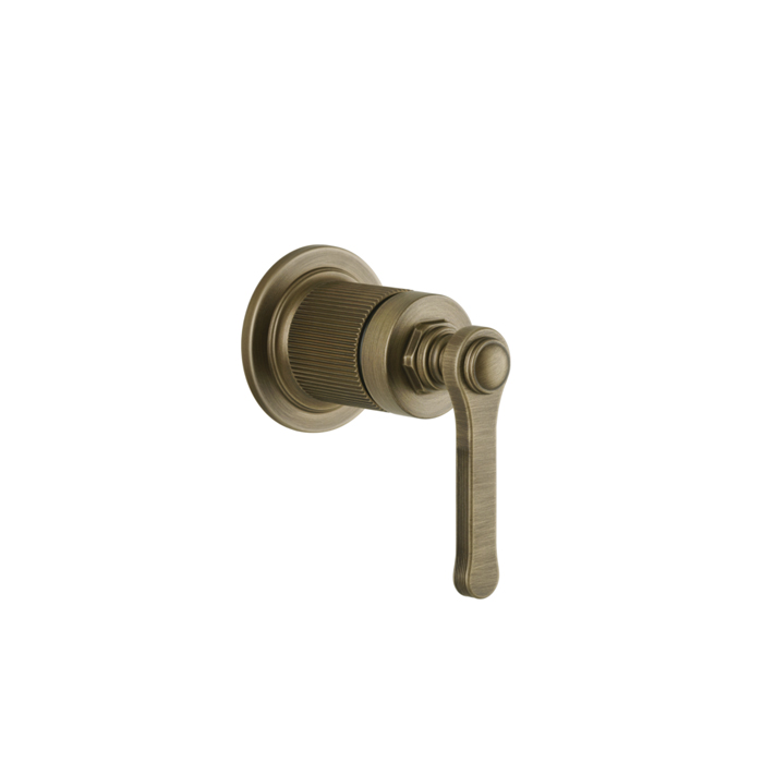 Gessi Venti20 Смеситель для душа, встраиваемый, цвет: Antique Brass