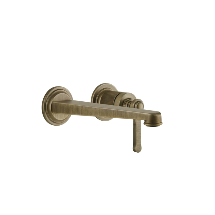 Gessi Venti20 Смеситель для раковины, встраиваемый, излив, цвет: Antique Brass