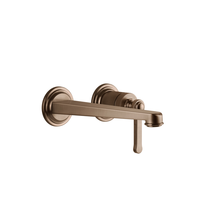Gessi Venti20 Смеситель для раковины, встраиваемый, излив, цвет: Copper Brushed PVD