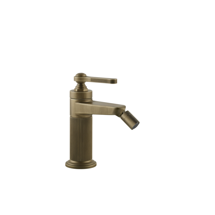 Gessi Venti20 Смеситель для биде, на 1 отв, с донным клапаном, цвет: Antique Brass