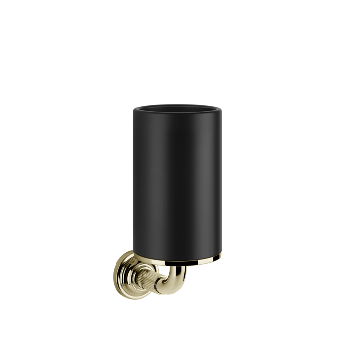 Gessi Venti20 Стакан подвесной, цвет: черный, фурнитура Brass PVD